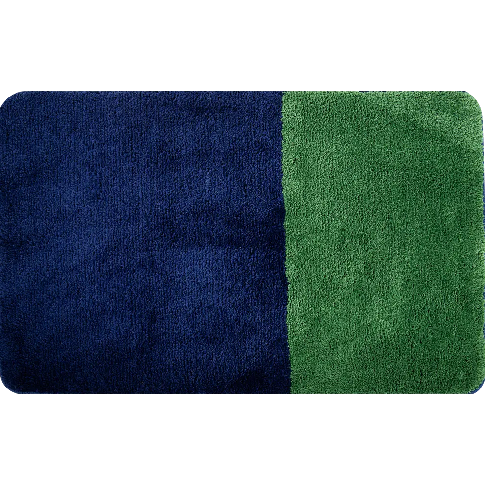 Коврик для ванной комнаты Halle 50x80 см цвет синий/зелёный SWENSA BSM STLM-2061272