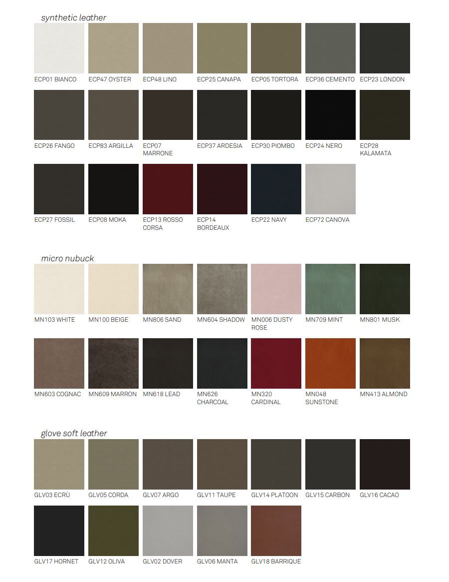 Кожаный поворотный стул с подлокотниками Cattelan italia Flaminia-Flaminio ARCH-00110521 - Вид №6