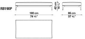 B&B Italia Outdoor 2-местный тканевый садовый диван Ribes sun-id-1372306 - Вид №11