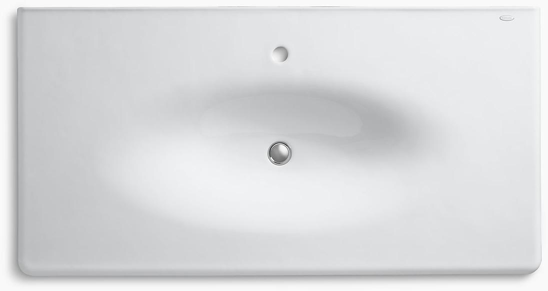 K-3052-1-0 Накладная раковина на столешницу  прямоугольная Kohler  - Вид №2