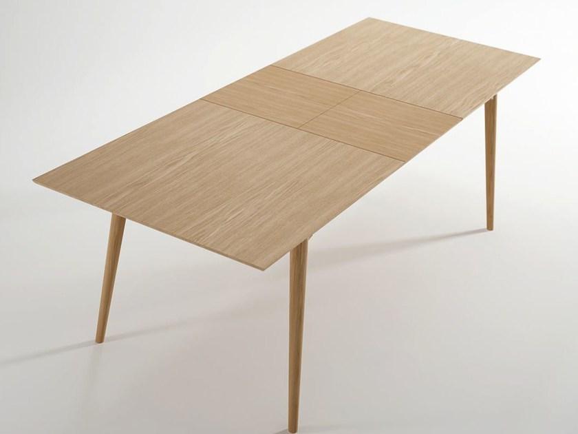 KARPENTER Раздвижной прямоугольный деревянный стол для гостиной Vintage sun-id-1461009 - Вид №3