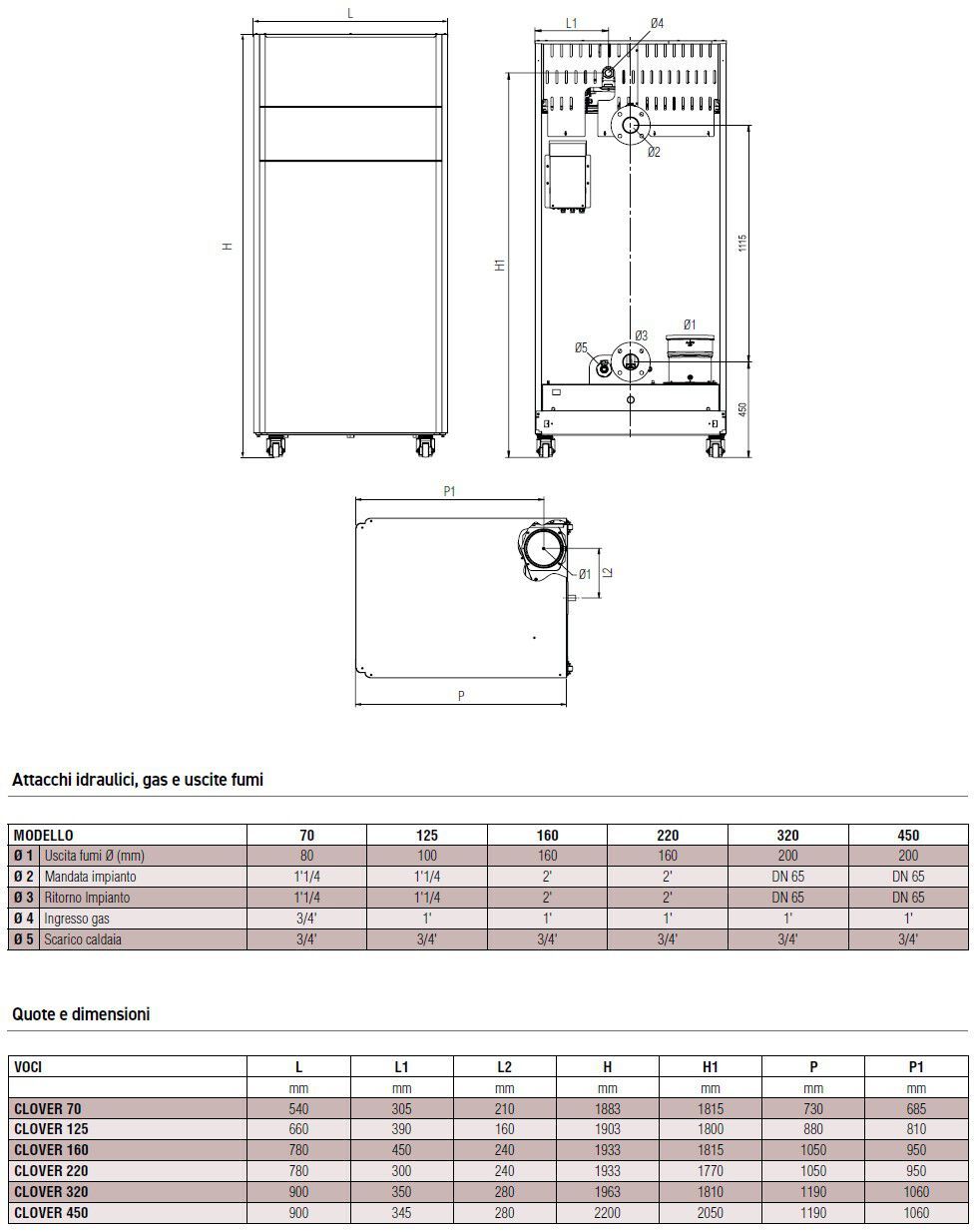 Конденсационный тепловой генератор большого объема воды Lamborghini CaloreClima CLOVER ARCH-00135024 - Вид №2