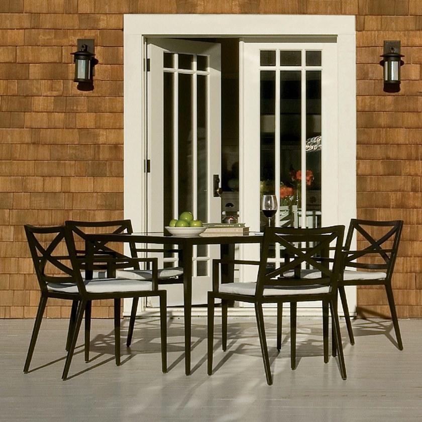 JANUS et Cie Стул из алюминия с порошковым покрытием и подлокотниками Azimuth sun-id-1361061 - Вид №6