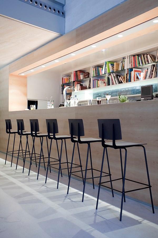 ONDARRETA Высокий барный стул из кожи со спинкой Don sun-id-1442543 - Вид №12