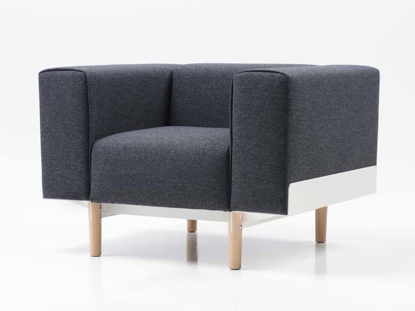 Тканевое кресло с подлокотниками Diemme Bread ARCH-00033901 - Вид №1