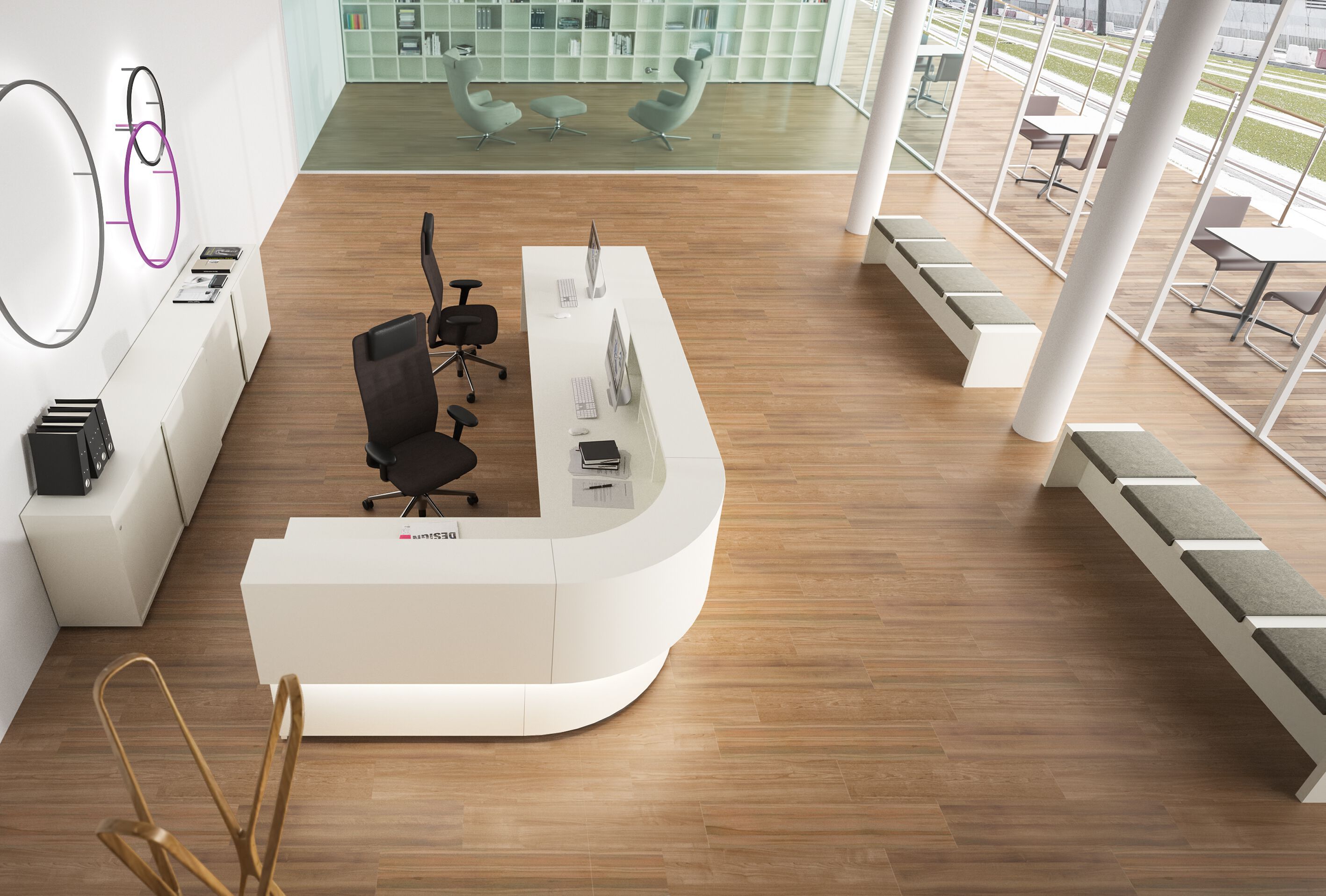 Модульная стойка регистрации werner works cockpit 2.0 ARCH-00056077 - Вид №5