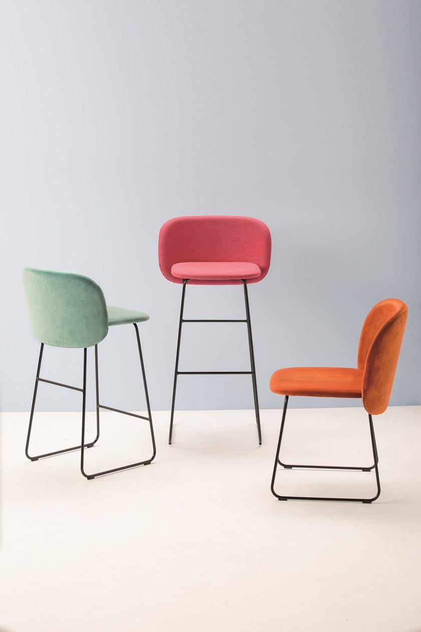 CHAIRS & MORE Стул с обивкой из саночной ткани с подставкой для ног Chips sun-id-1432291 - Вид №5