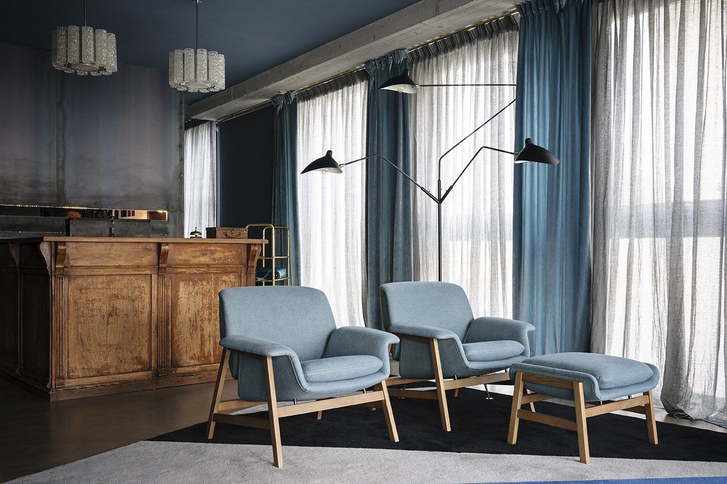 Тканевое кресло с подлокотниками Tacchini Agnese ARCH-00009040 - Вид №5