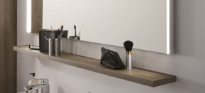 SBG 6014(722/161) Puris, полка 1400 мм, цвет белый высокоглянцевый