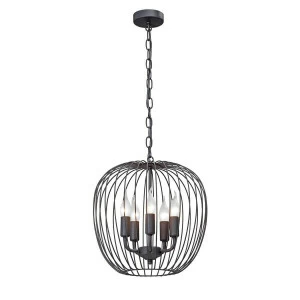 Подвесная люстра Vitaluce V4573-1/5 VITALUCE ДИЗАЙНЕРСКИЕ 328672 Черный