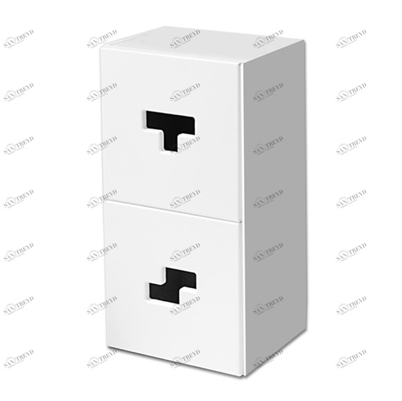 Полка детская навесная вертикальная "Продленка" МАНДАРИН ПРОДЛЕНКА 178754 Белый Santreyd 