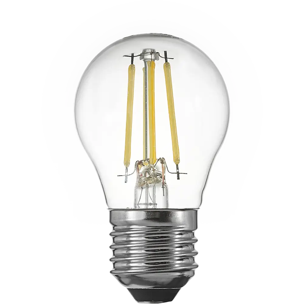 Лампа светодиодная Osram P E27 220/240 В 5 Вт шар 600 лм теплый белый свет STLM-2175877 - Вид №1