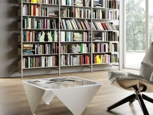 Steelbox by Metalway Низкий квадратный журнальный столик