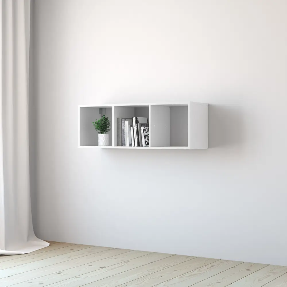 Стеллаж SPACEO KUB 3К, 36х104х31,7 см, цвет белый STLM-2153008 - Вид №6