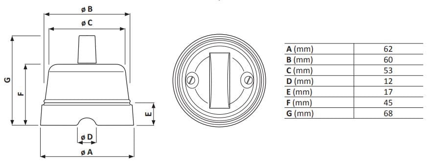 Вращающаяся кнопка безеля GI Gambarelli ARCH-00030625 - Вид №3