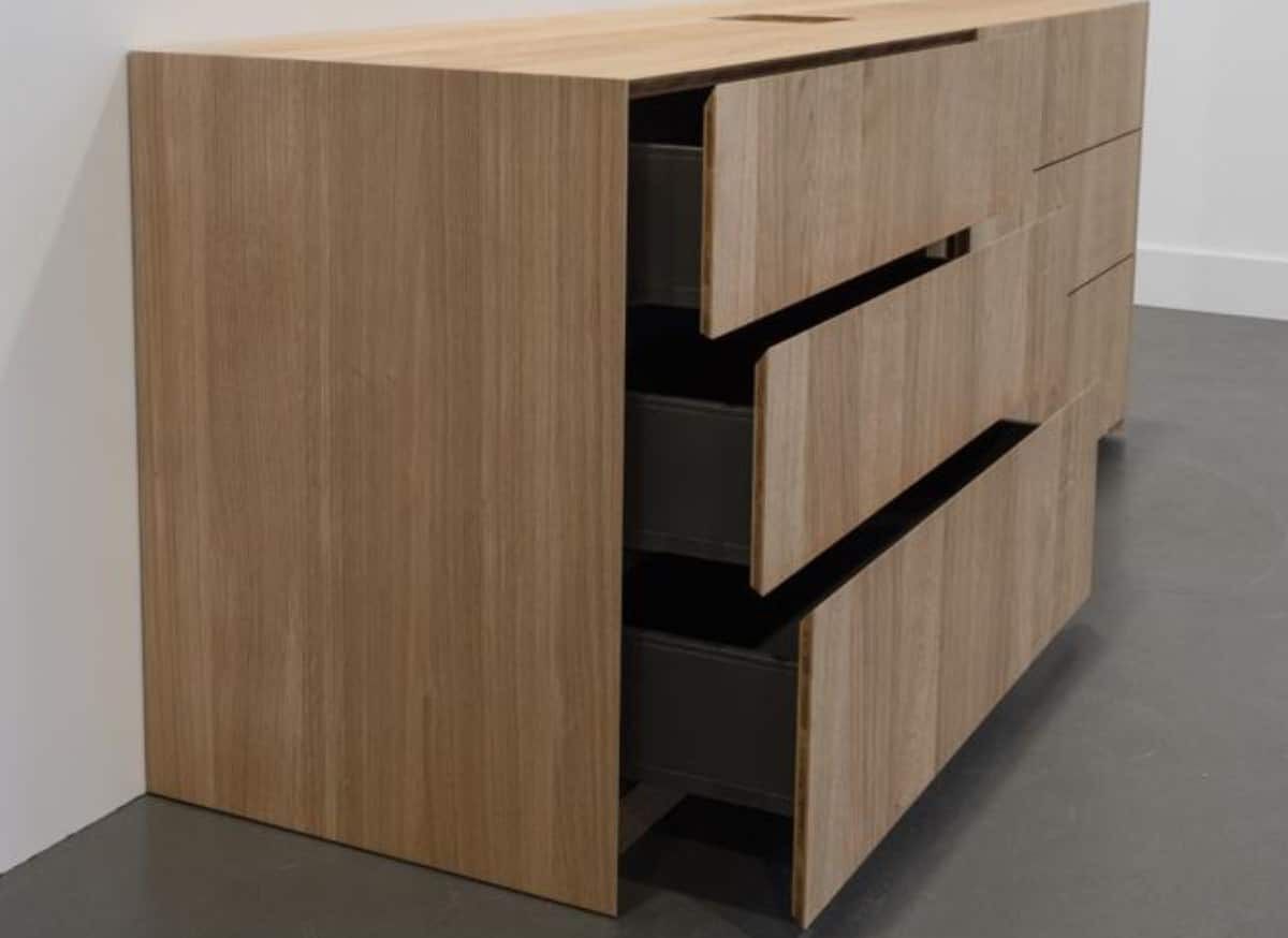 Шкаф для умывальника из массива дерева с ящиками COCOON Maison ARCH-00088802 - Вид №8