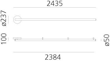 Artemide Линейный световой профиль для стены / потолка Alphabet of light sun-id-1421978 - Вид №3
