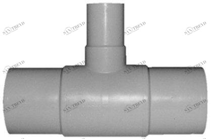 SANIT 852750210223205 Тройник 90 °, полипропилен, SDR 11, длинный, уменьшается 