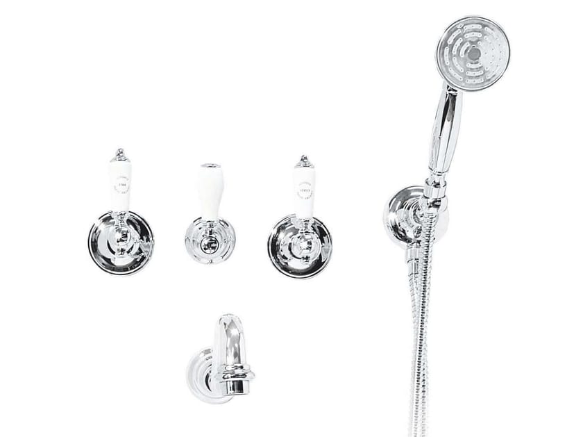 Встраиваемая настенная ванна с ручным душем Gentry Home Berkeley ARCH-00136306