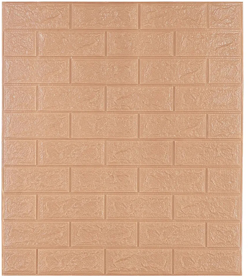 93896989 Панель ПВХ Lako decor Классический кирпич 770x700мм 0.54м² 1шт кофейный STLM-0604066