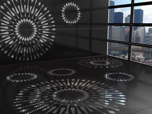 CEDRIMARTINI Поверхность из смолы, декорированная композитным металлом