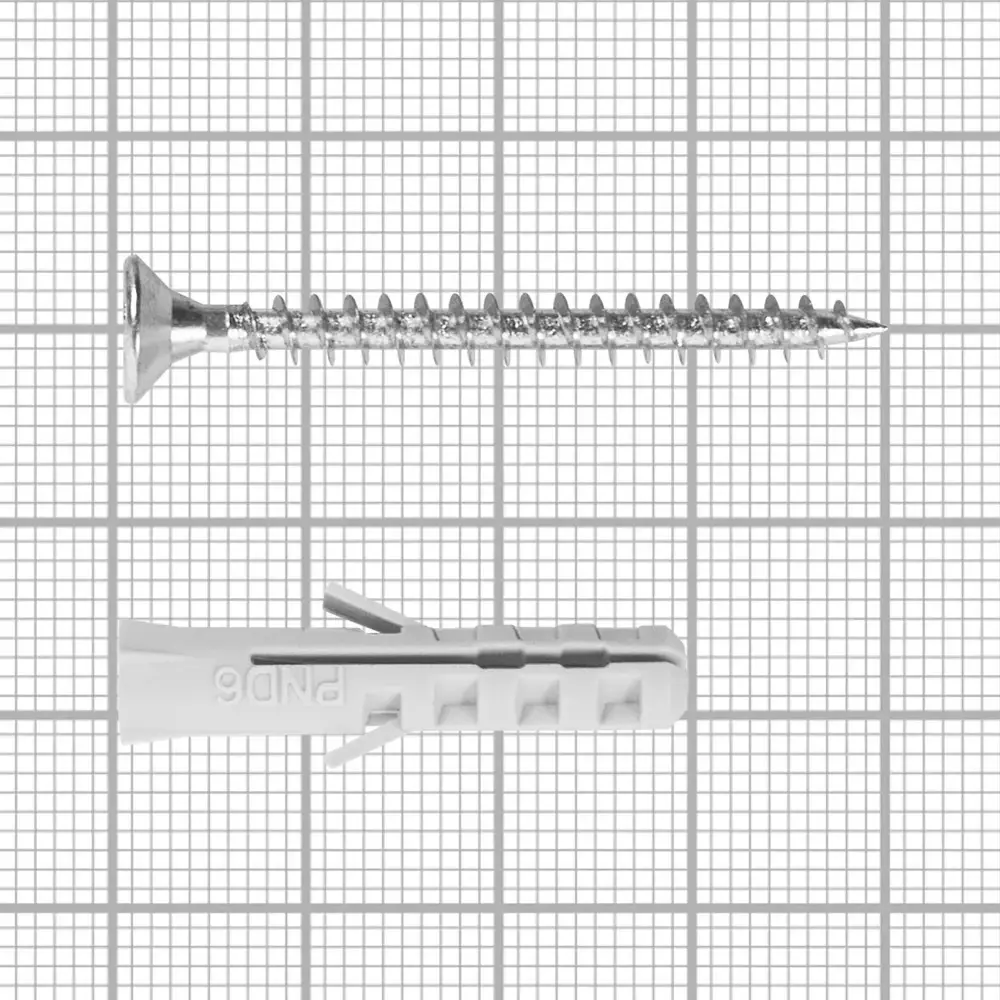 Дюбель распорный нейлоновый Dilwis 6x30мм 80 шт. в комплекте с шурупом STLM-2027873 - Вид №6