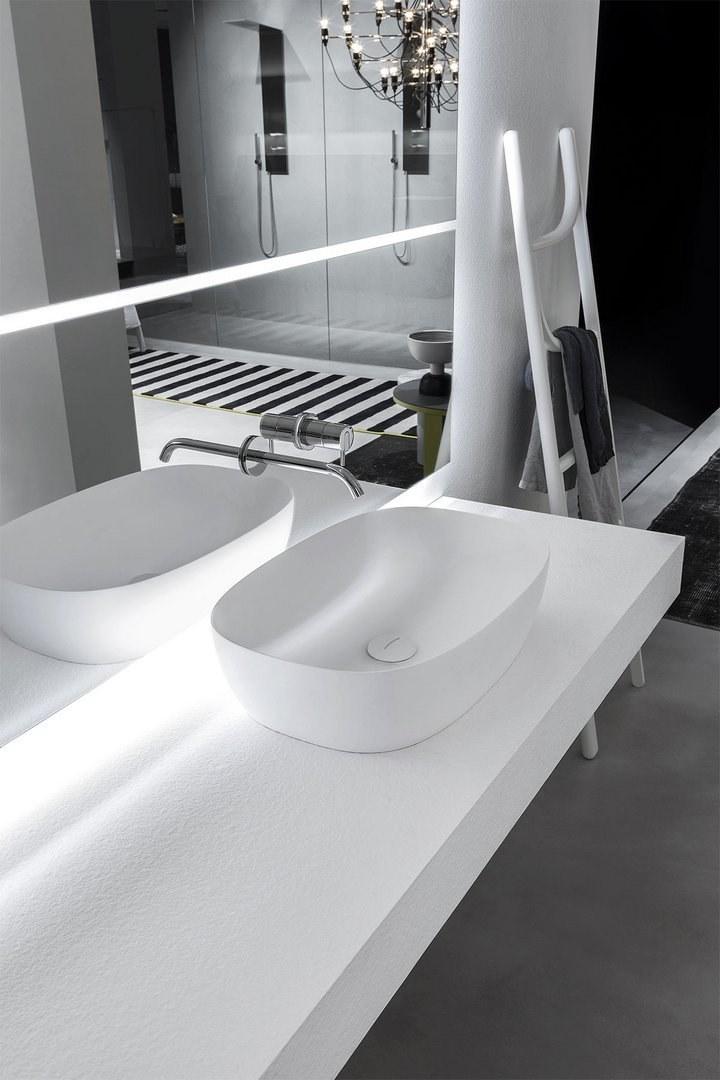 Senso Накладная раковина на столешницу  овальная Antoniolupi  - Вид №6