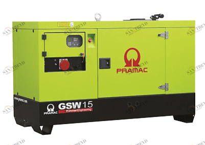 Дизельный генератор Pramac GSW15P в кожухе sun-id-1035477