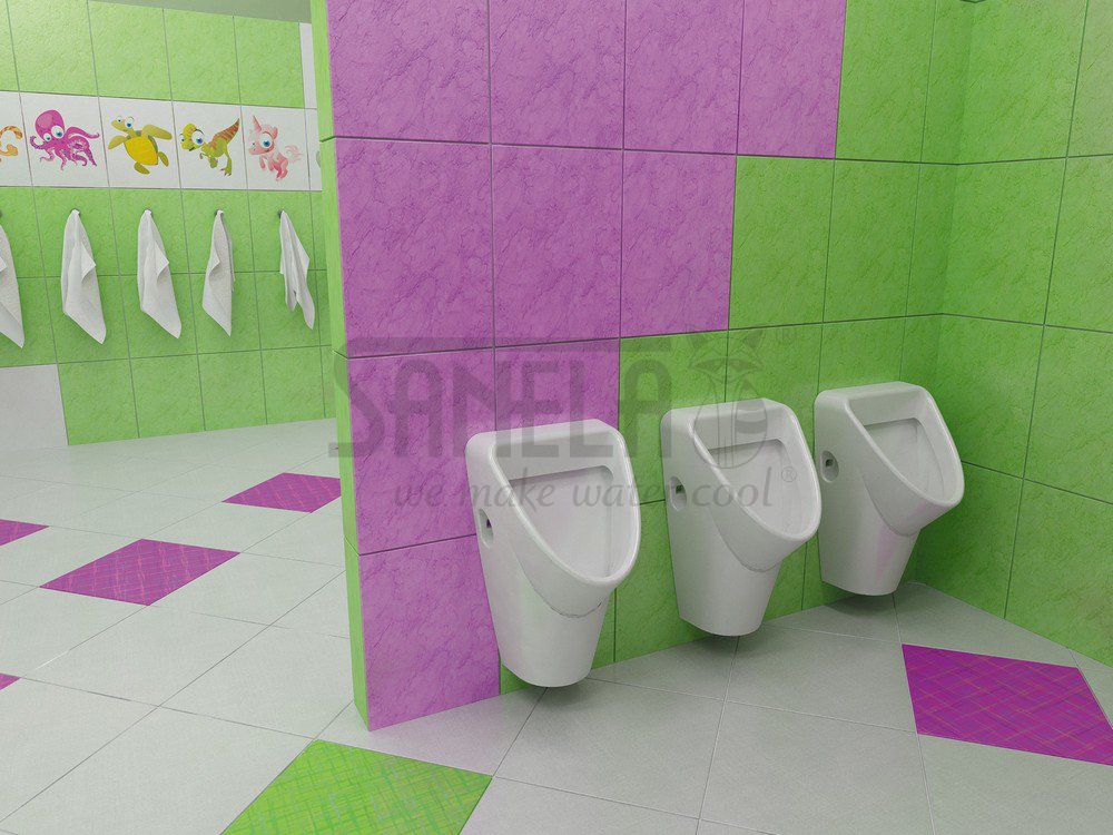 11315 Писсуар Livo с радарным устройством смыва, 24 В пост. SANELA  - Вид №1