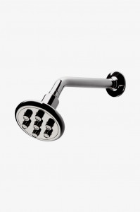 PTSH71 .25 4 1/4 "душевая лейка, рычаг и фланец Waterworks