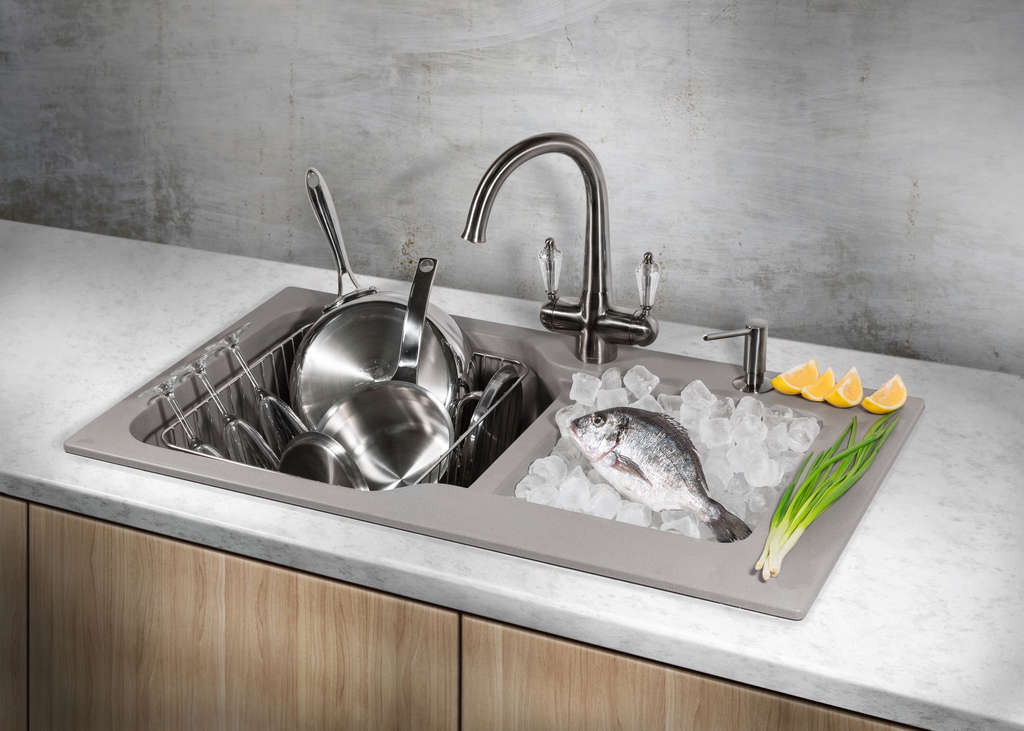 Кухонная мойка Maru 86-2 EV OMOIKIRI 4993290 - Вид №2