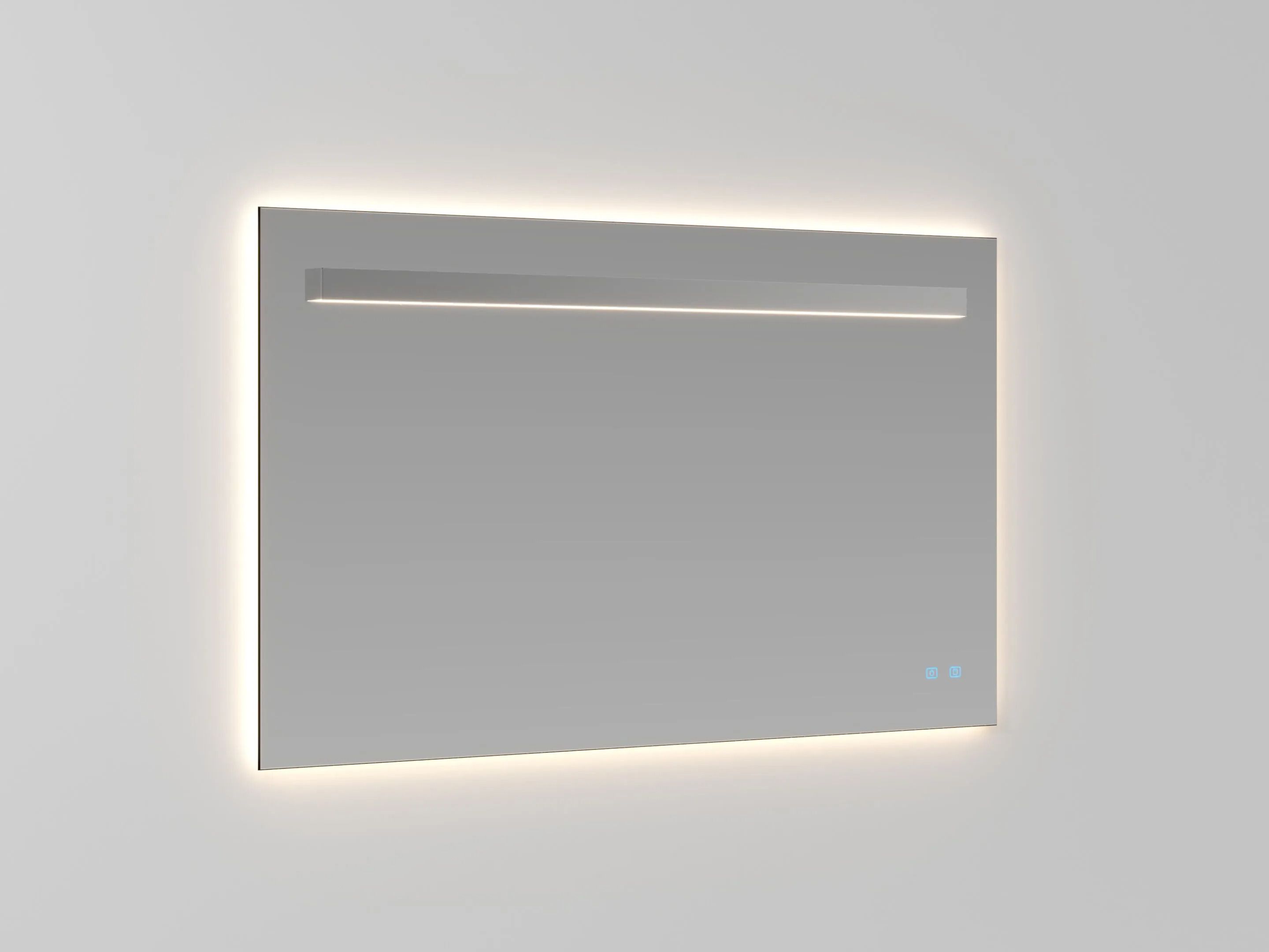 Прямоугольное зеркало со встроенным настенным освещением Ideagroup SIDE-UP ARCH-00037243 - Вид №1