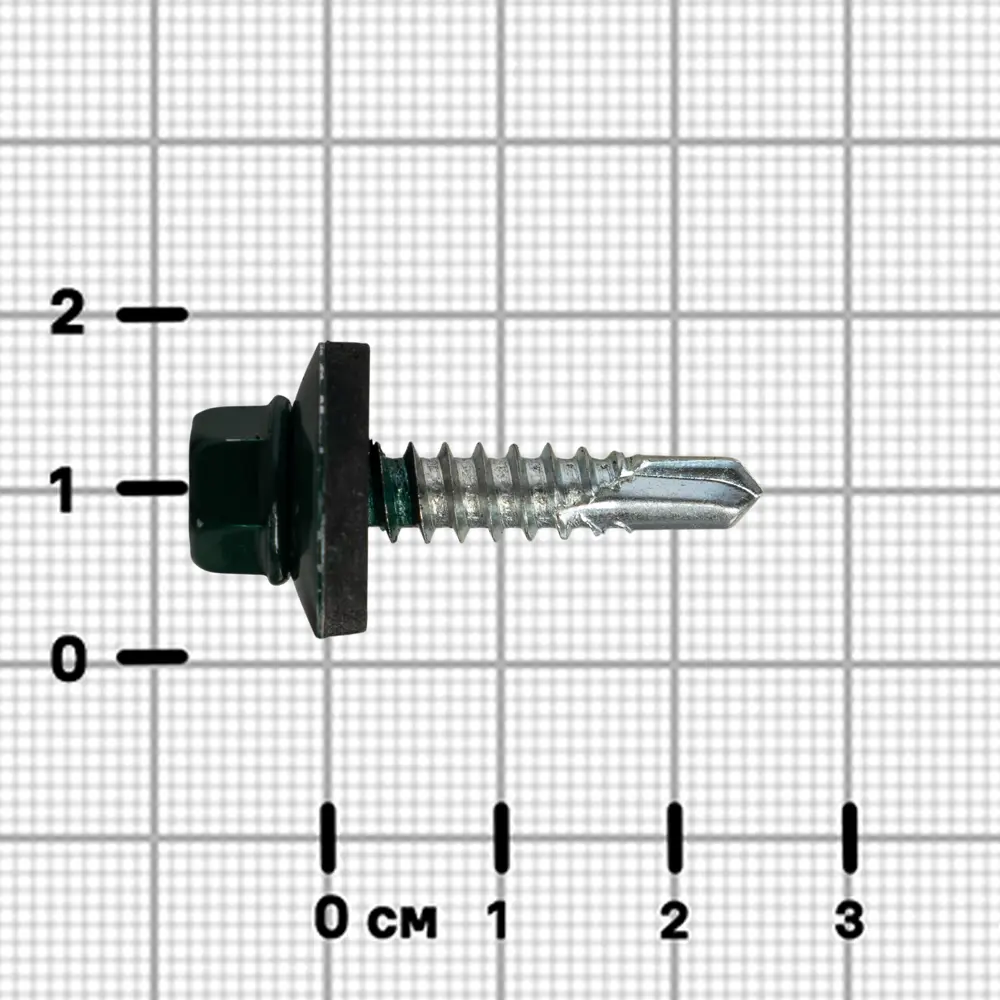 Саморезы кровельные DILWIS 5.5x25 мм с пресс-шайбой и сверлом 89386410 STLM-1578190 - Вид №2