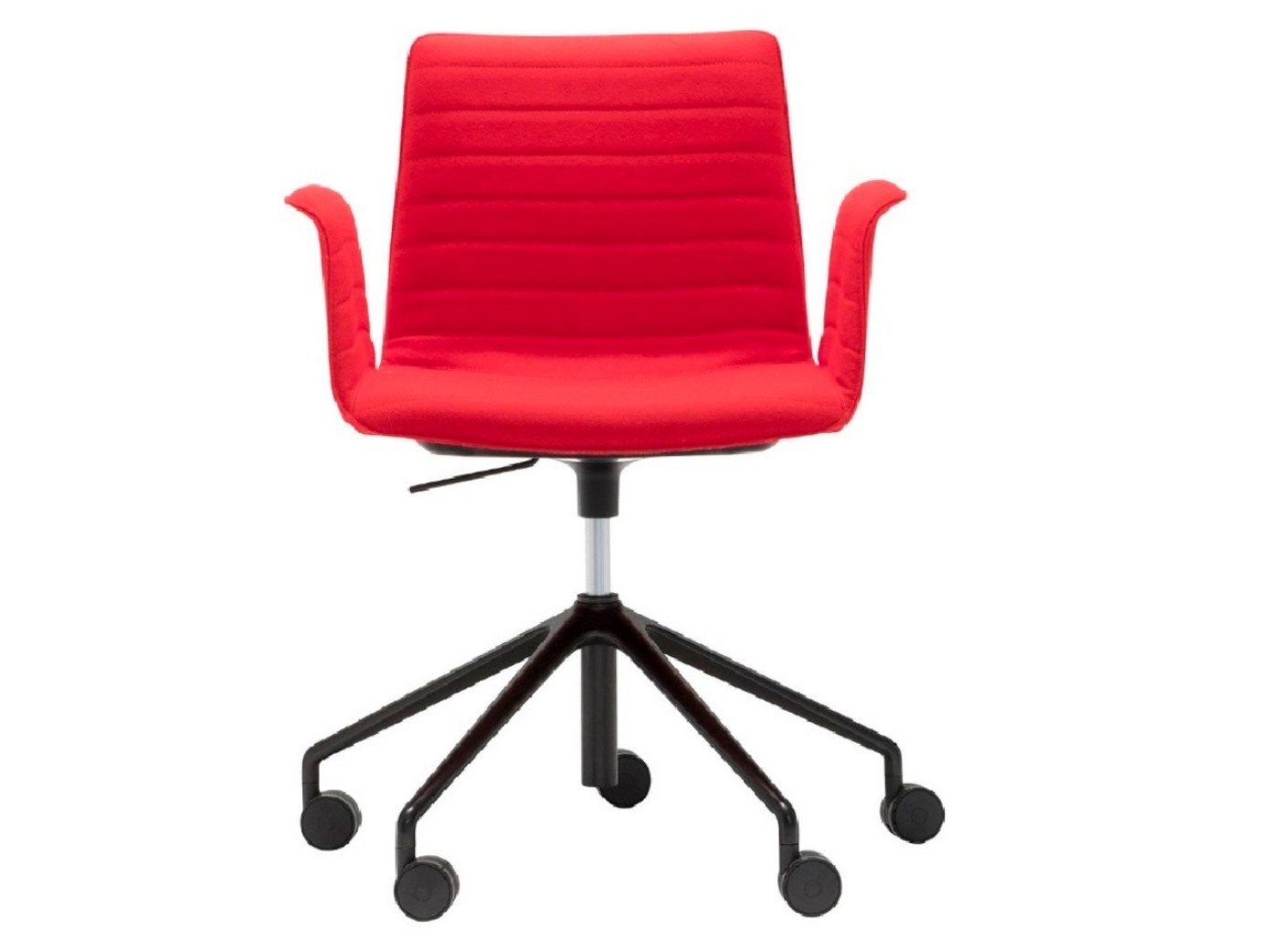 5-спицевое вращающееся офисное кресло с колесами Andreu World Flex Armchair ARCH-00012631