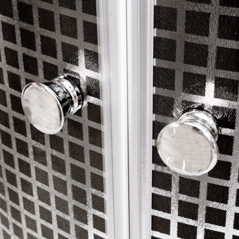 BМ4590 с электрикой BLACK Душевая кабина DETO Серия ВМ L 890 стандартная BLACK - Вид №1