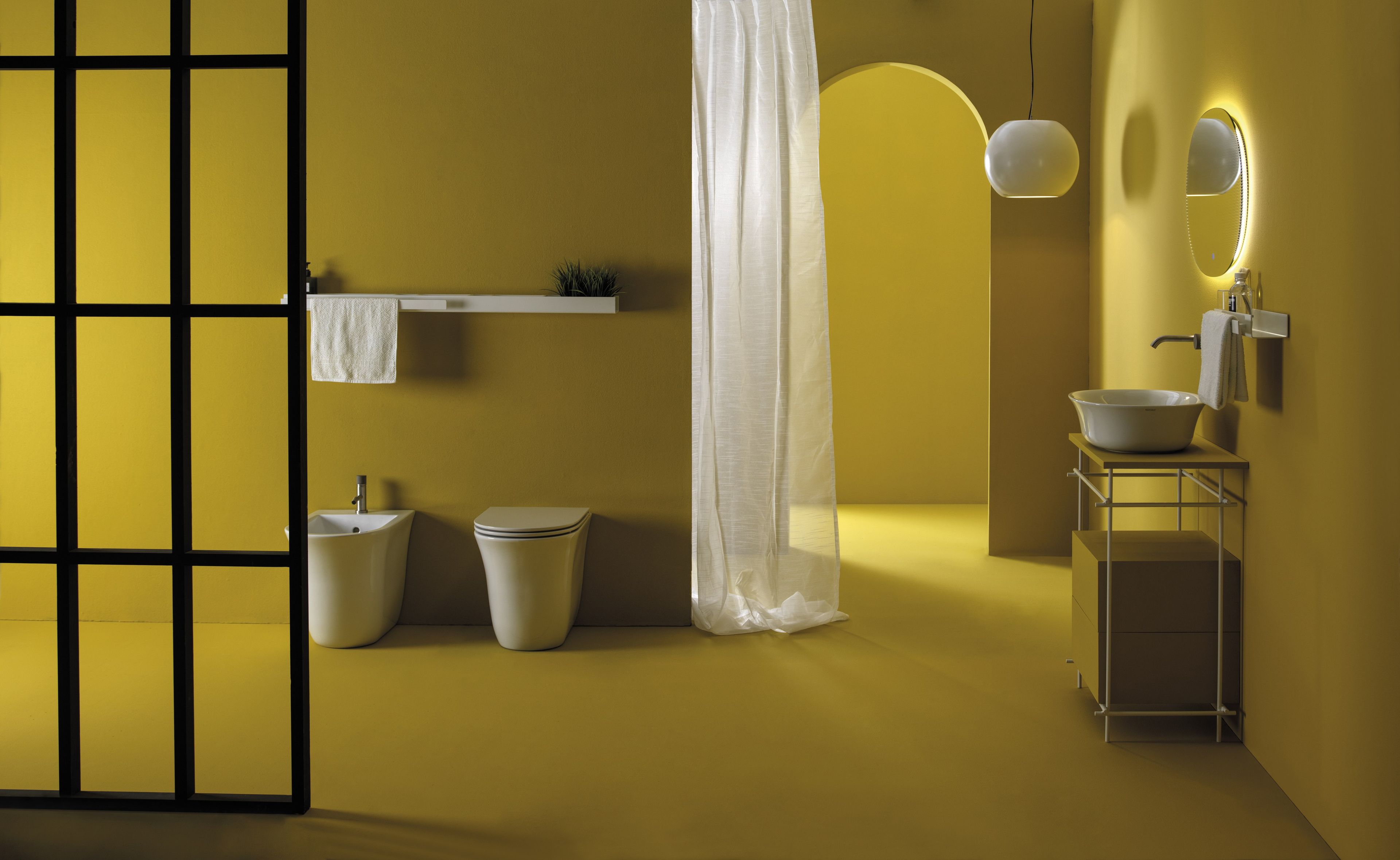 Полная мебель для ванной комнаты GSG Ceramic Design Flut ARCH-00115836 - Вид №2