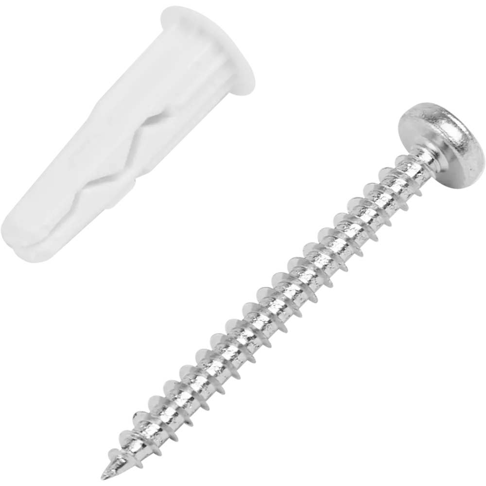 Дюбель универсальный с шурупом Европартнер, 4x40 мм, нейлон, сталь, 30 шт STLM-2059119 - Вид №2