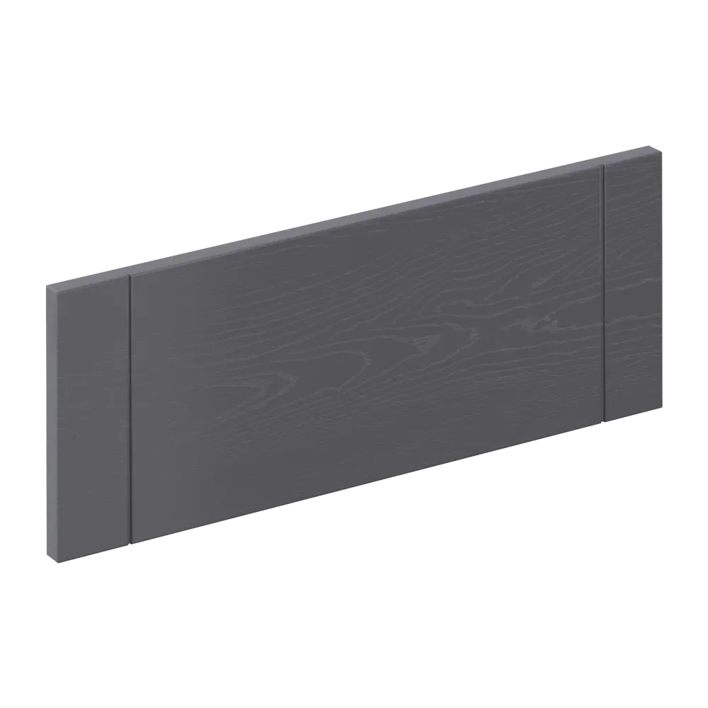 Фасад для кухонного ящика Петергоф грей 44.7x16.7 см Delinia ID МДФ цвет графит STLM-2190983