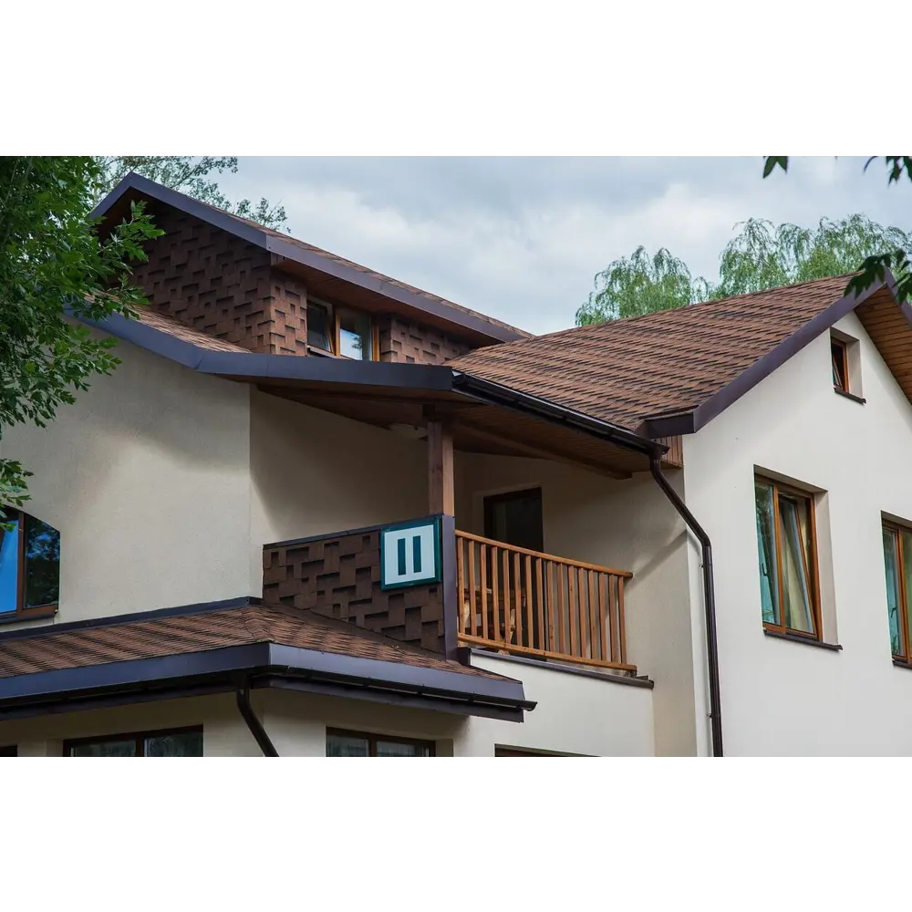 Гибкая черепица Технониколь Аккорд коричневый 3 м² STLM-2175121 - Вид №4