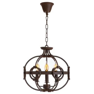 Подвесная люстра Loft IT Loft1344-4 LOFT IT ДИЗАЙНЕРСКИЕ, LOFT1344, ШАР 075254 Коричневый