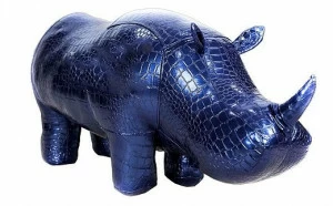 Пуф "Носорог" 105х55 ультрамарин EUROSON ЖИВОТНЫЕ 126093 Ультрамарин