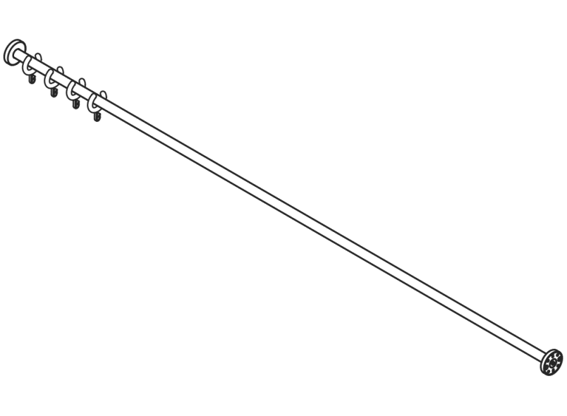 900.34.40340 Карниз HEWI System 900 - Вид №2