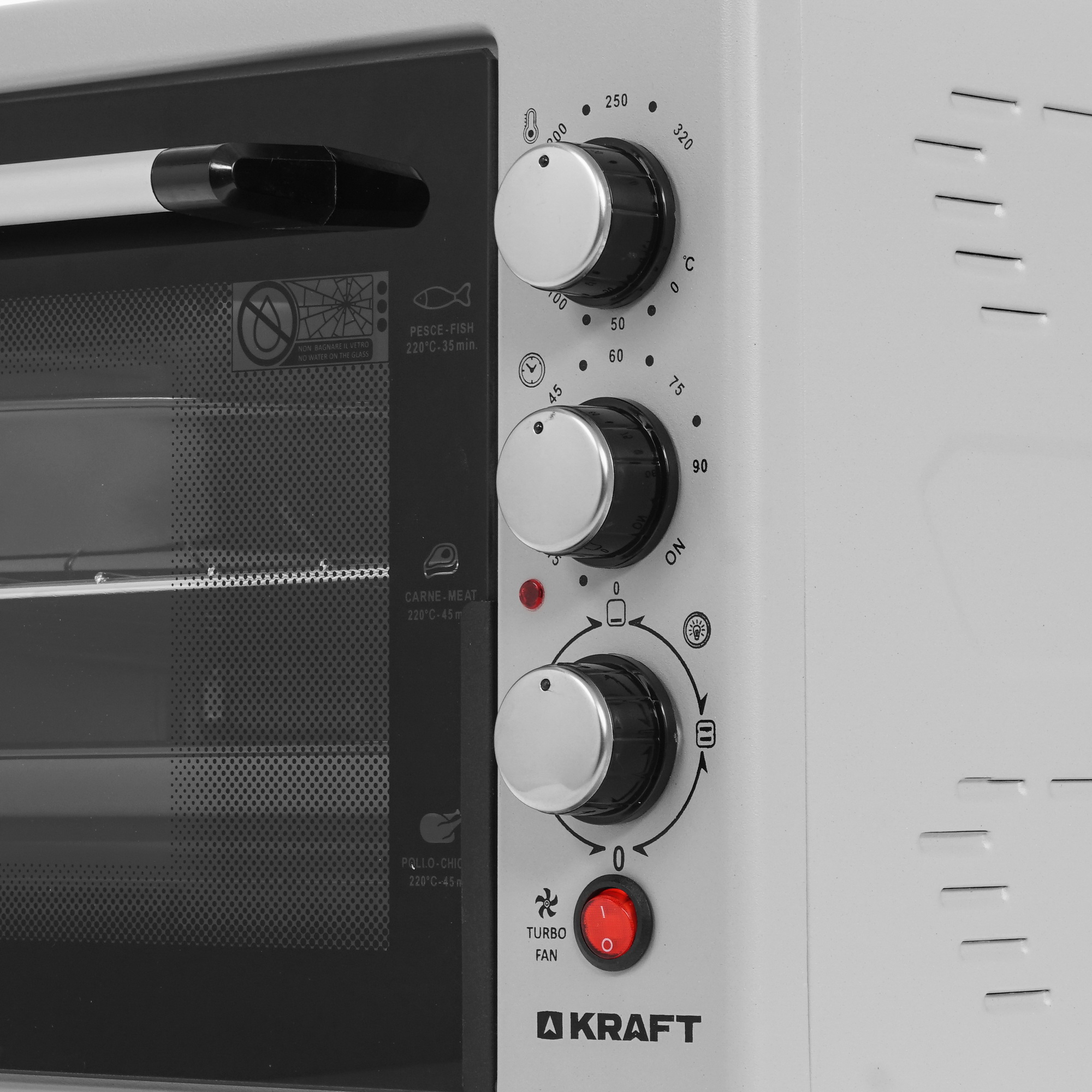 8108444 Мини-печь Kraft KF-MO 3803 KGR серый STDN-0057038 - Вид №3