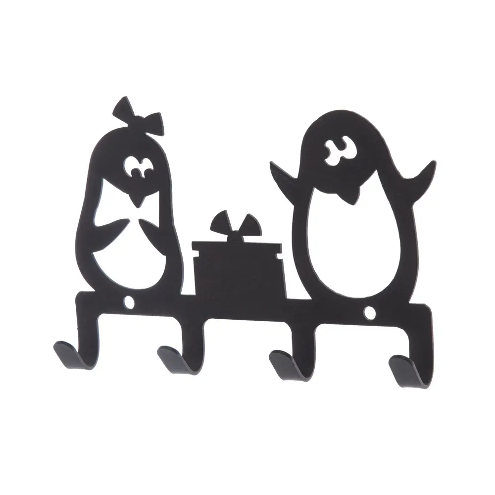 Крючок четырёхрожковый DuckandDog «Новый год», сталь, матовый чёрный STLM-2132615