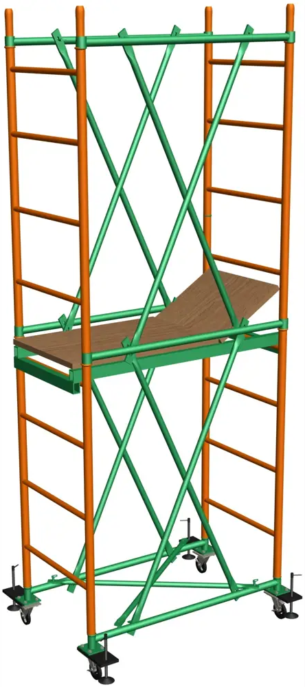 Вышка-тура трансформер РИНСТРОЙ для работ на высоте с мобильной платформой 82342709