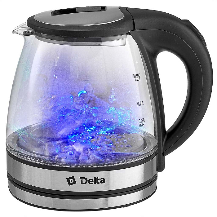 9233365 Электрочайник DELTA DL-1121 черный STDN-0023910 - Вид №5