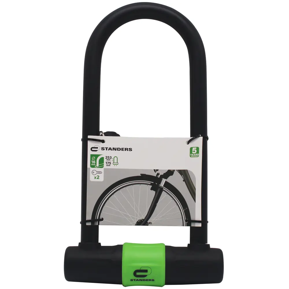 Велосипедный замок с ключом Standers 175x320 мм STLM-2090963 - Вид №2