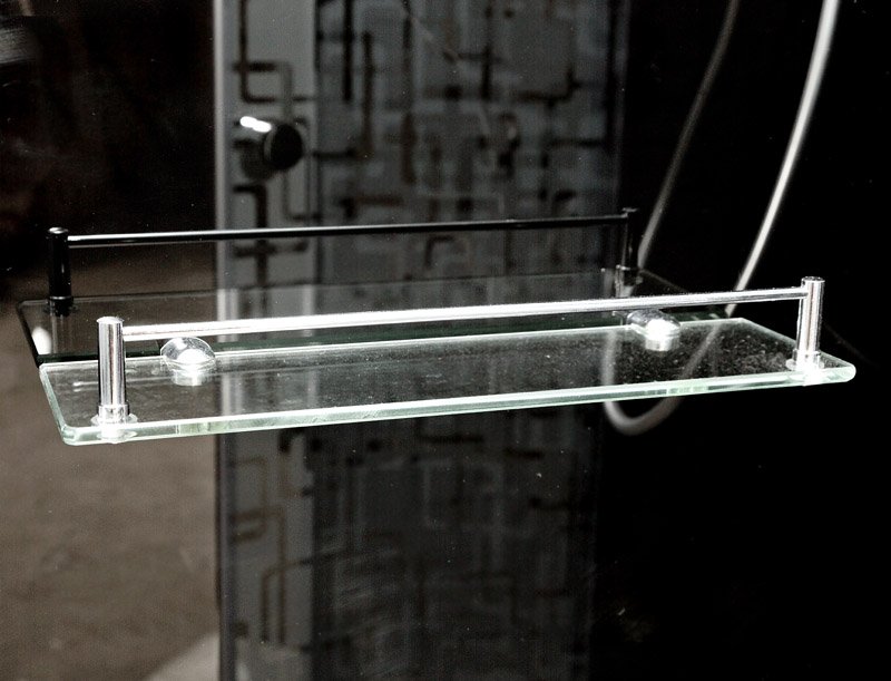 ЕМ1510 N (без крыши) Душевая кабина DETO Серия EM BМ1590 N LED с гм. BLACK - Вид №5