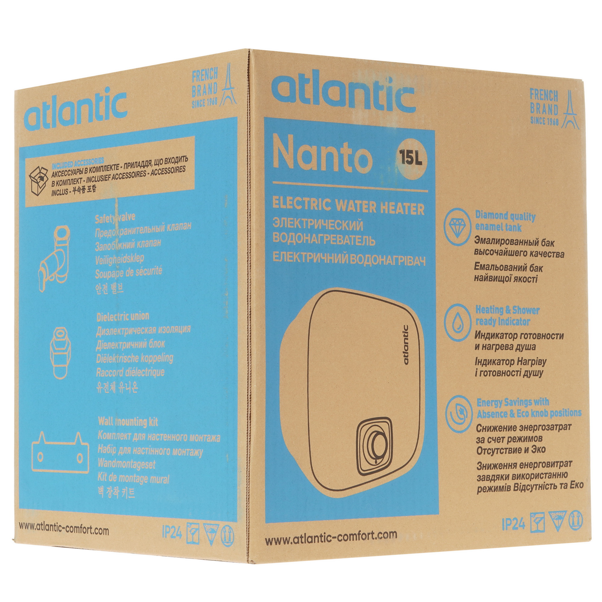 9033286 Водонагреватель электрический Atlantic Nanto 15 AS STDN-0067657 - Вид №9