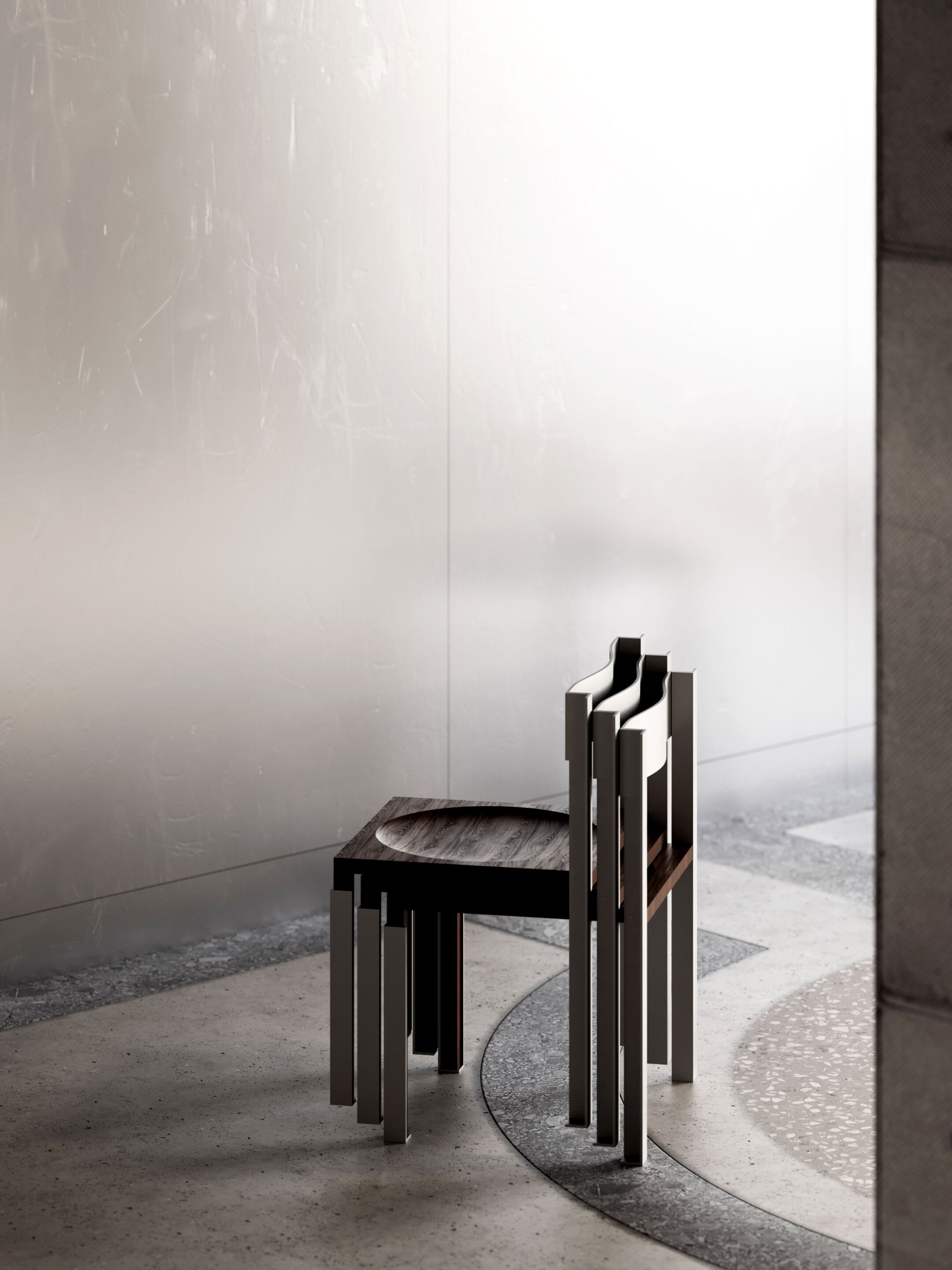 Алюминиевый стул YET. Design Studio STRUT ARCH-00071287 - Вид №5